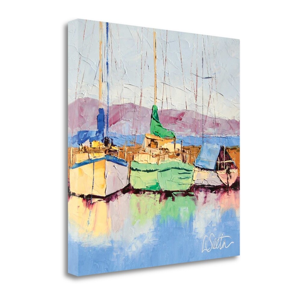 Best Buddies By Leslie Seata - Premium Fine Art Giclee Print on Gallery Wrapped Canvas - Ready to Hang Wall Decor for Living Room, Bedroom & Office