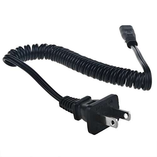 ABLEGRID 1.7M Power Cord Replacement for Norelco 5841XL 5821XL 5814XL 5811XL Electric Shavers - Perfect for Home, Travel & Salon Use