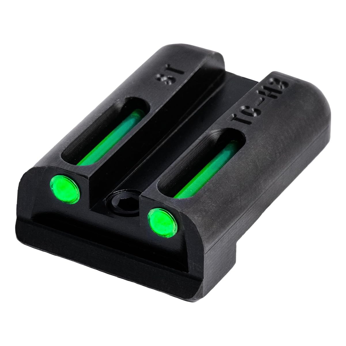 Truglo TFO Tritium & Fiber-Optic Handgun Sight Set - High Visibility Front & Rear Night Sights for Sig Sauer Pistols | Durable Compact Design for Low Light & Tactical Shooting