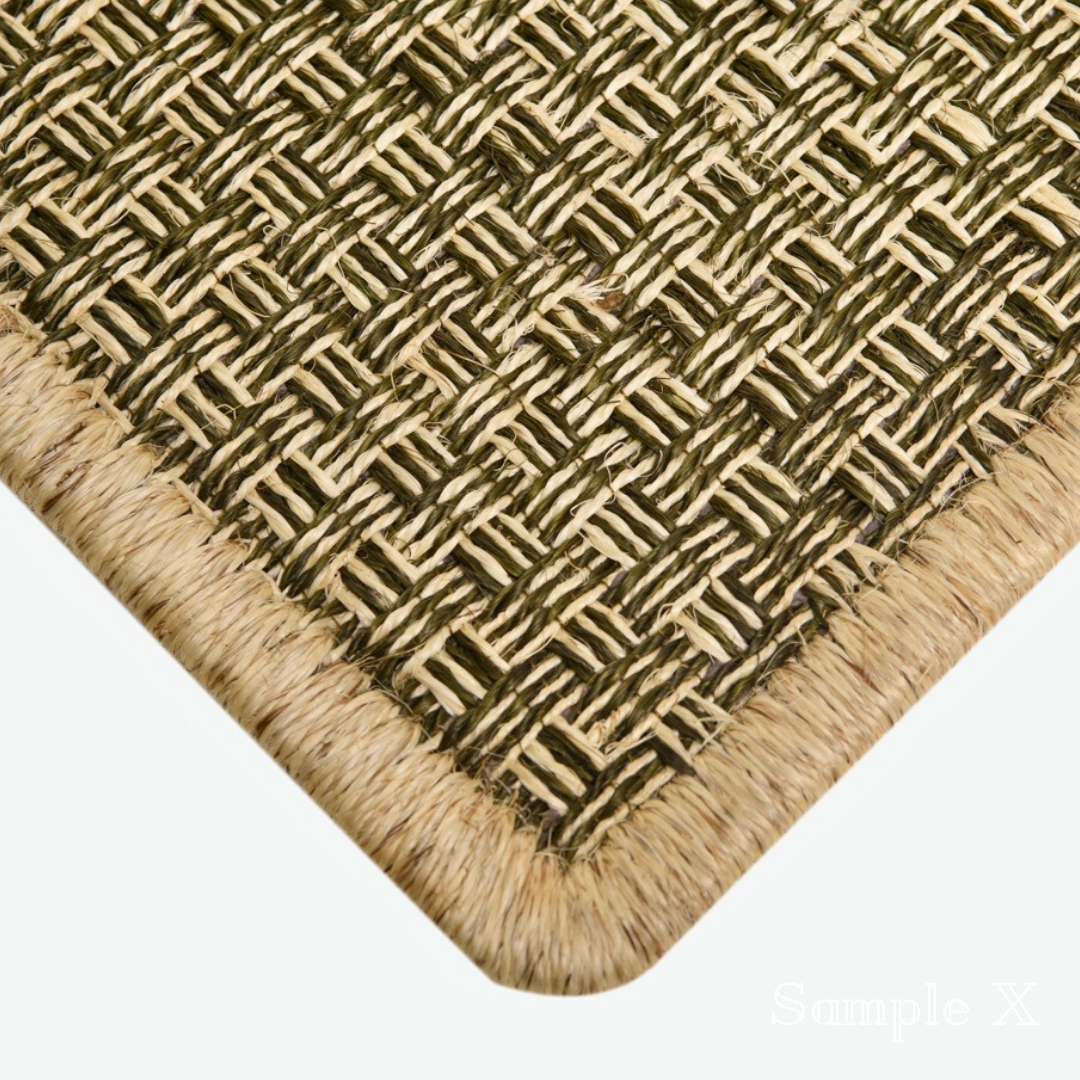 Natural Fiber Rug Swatch Set - Eco-Friendly Home Decor Samples for Living Room, Bedroom & Office | Sustainable Material Textile Swatches for Interior Design & DIY Projects