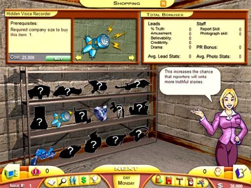 Tabloid Tycoon - Business Simulation Game for PC | Build Your Media Empire, Manage Reporters & Break News Stories | Perfect for Strategy & Management Game Fans