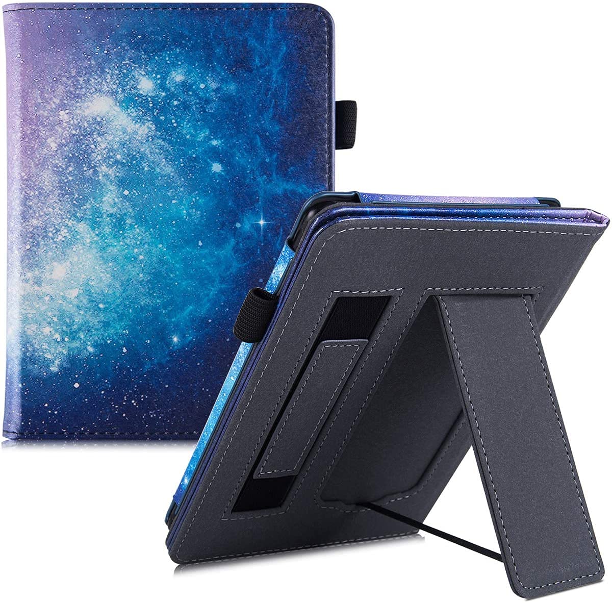 Premium Kindle Paperwhite Case (All Versions 2018-2023, 10th Gen) - Protective Cover with Hand Strap, Foldable Stand & Magnetic Auto Wake/Sleep - Perfect for Reading, Travel & Commuting
