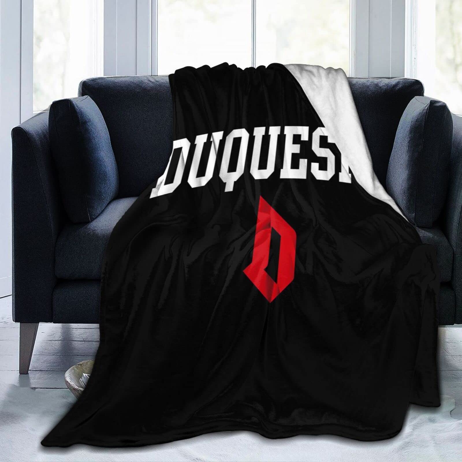 Custom Personalized Throw Blanket for Adults & Kids - Soft Fleece College Blanket with University Logo - Perfect for Dorm Room Decor, Gifts, and Cozy Movie Nights