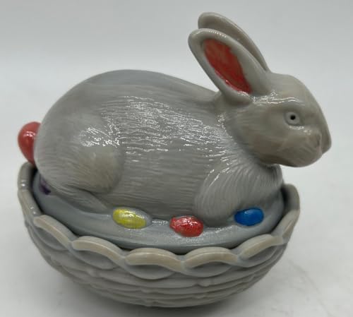 Gray Marble w/Handpainted Ears & Eggs