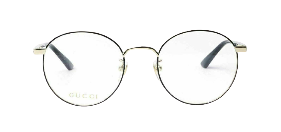 Gucci GG 0297OK 003 Black Gold Men's Eyeglasses - Premium Designer Sunglasses for Men with UV Protection | Perfect for Fashion, Outdoor Activities & Driving