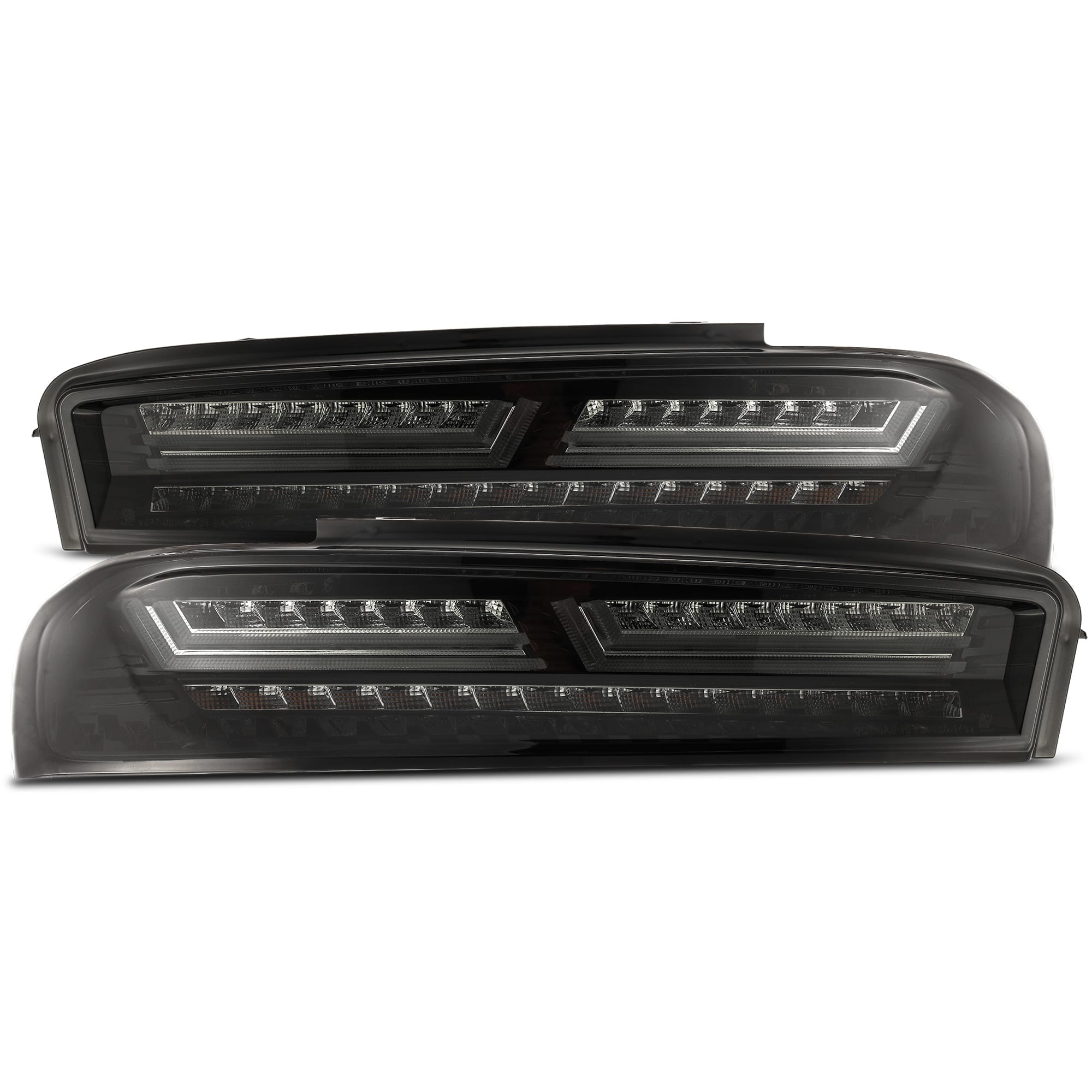 2015-2019 GMC Sierra 3500HD Dually PRO Series LED Tail Lights - Jet Black Alpha Rex 620010 - Upgrade for Enhanced Visibility & Style