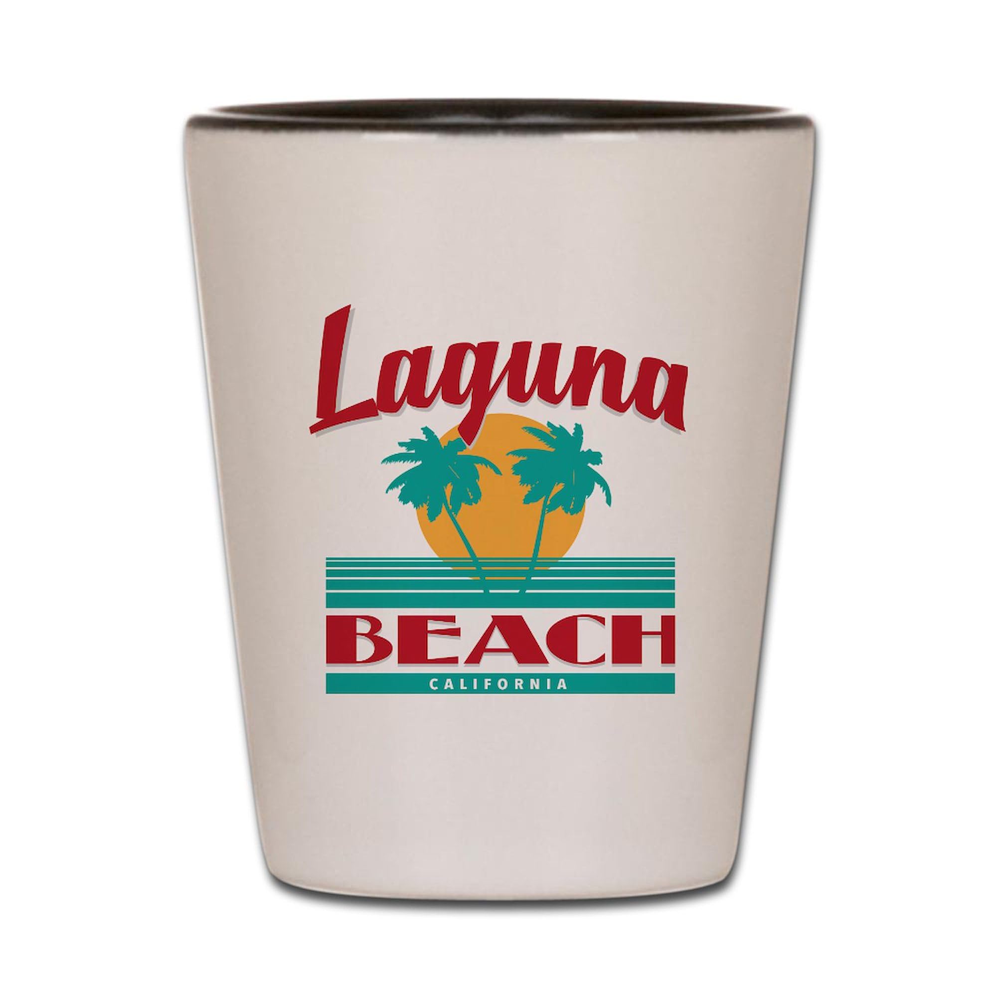 Laguna Beach California Themed Shot Glass - Funny & Unique Collectible for Parties, Gifts & Beach-Themed Events
