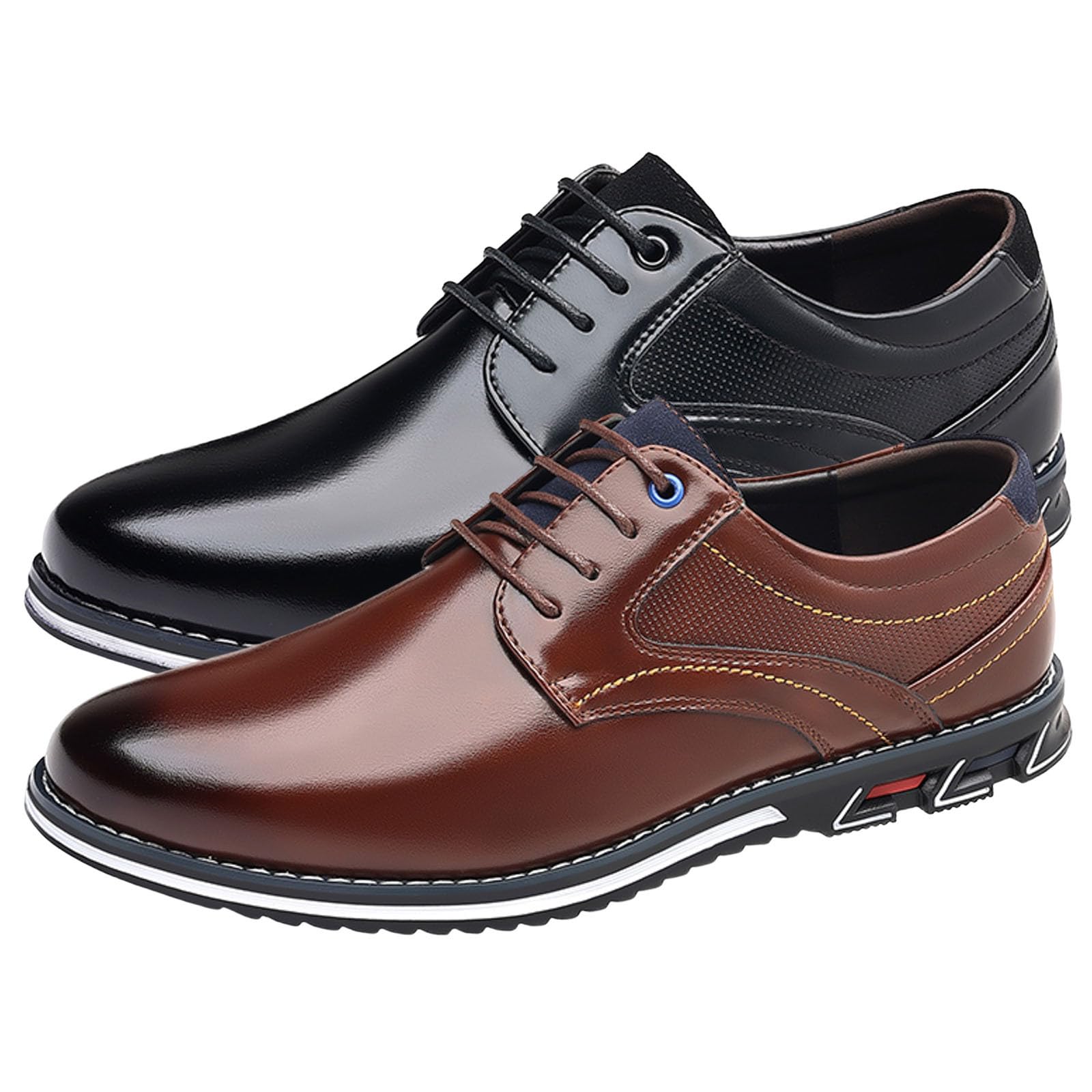 Best Men's Trail Running Shoes - Gym, Beach & Sailing Shoes - Size 14 Platform Deck Shoes with Height Increase - Brown Fashion Sneakers for Outdoor Activities, Workouts & Casual Wear