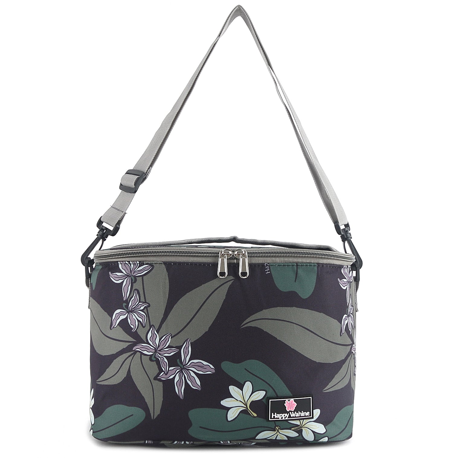 Premium Insulated Cooler Tote Bag - Medium Size, Naupaka Grey - Perfect for Beach Picnics, Camping & Outdoor Adventures