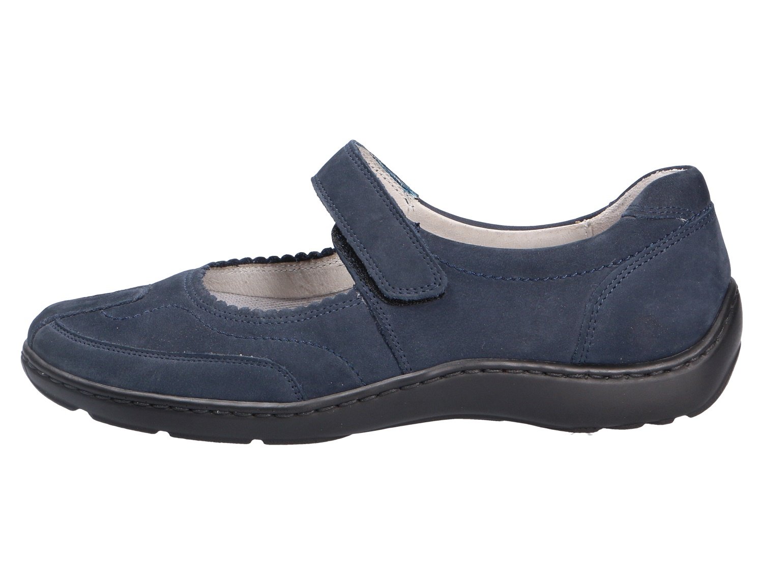 Waldläufer Women's Henni Comfortable House Slippers - Blue, Size 10.5 US - Cozy Indoor & Outdoor Wear for Home, Office, and Travel