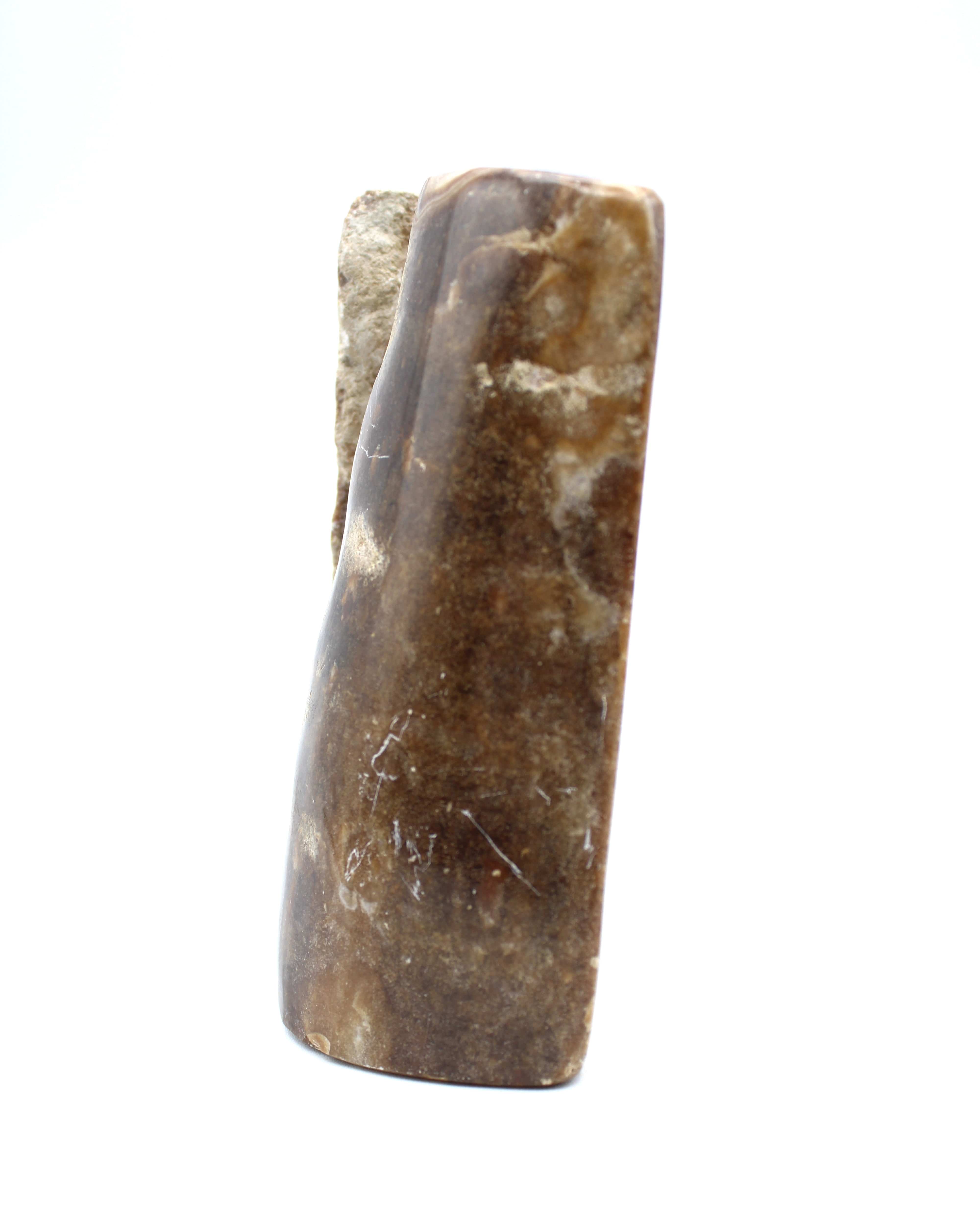 Natural Brown Onyx Free Form Stone - Healing Crystal for Meditation, Yoga & Home Decor | Raw Onyx Slab for Spiritual Energy & Chakra Balancing