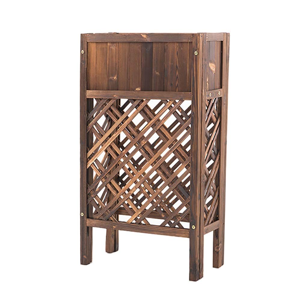 Premium Wooden Outdoor Plant Stand - 50×25×90cm Raised Garden Bed & Flower Display Stand for Patio, Balcony, Yard - Perfect for Small Space Gardening & Home Decor