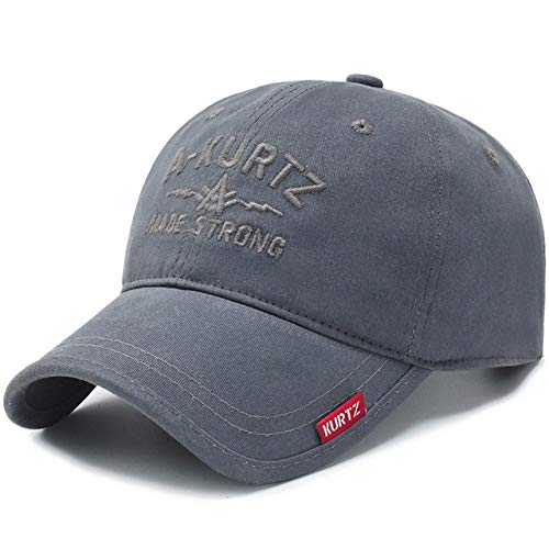 Men's Cotton Classic Baseball Cap - Adjustable Buckle Closure Dad Hat for Sports & Golf | Casual Outdoor Sun Protection for Running, Fishing, Hiking