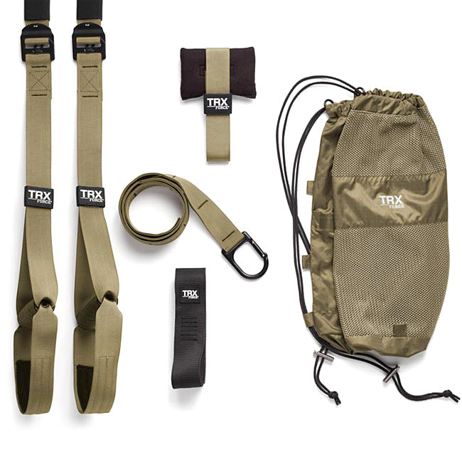 TRX Tactical Gym Suspension Training Kit - Professional Portable Home & Outdoor Workout Equipment for Strength Training, Yoga & Fitness - Perfect for Home Gym, Travel & Military Training