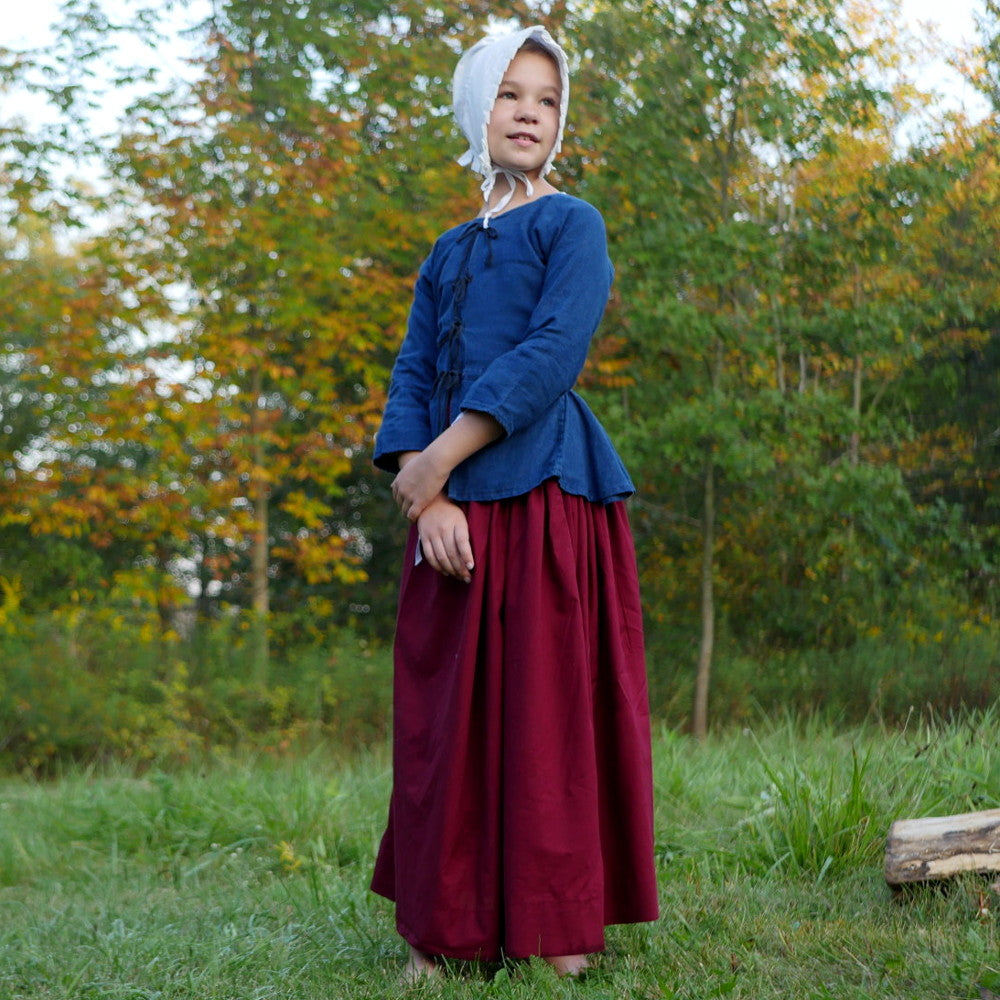 Girls' Plain Drawstring Skirt - Soft Cotton Elastic Waist Skirt for Kids - Perfect for School, Playtime & Casual Outfits