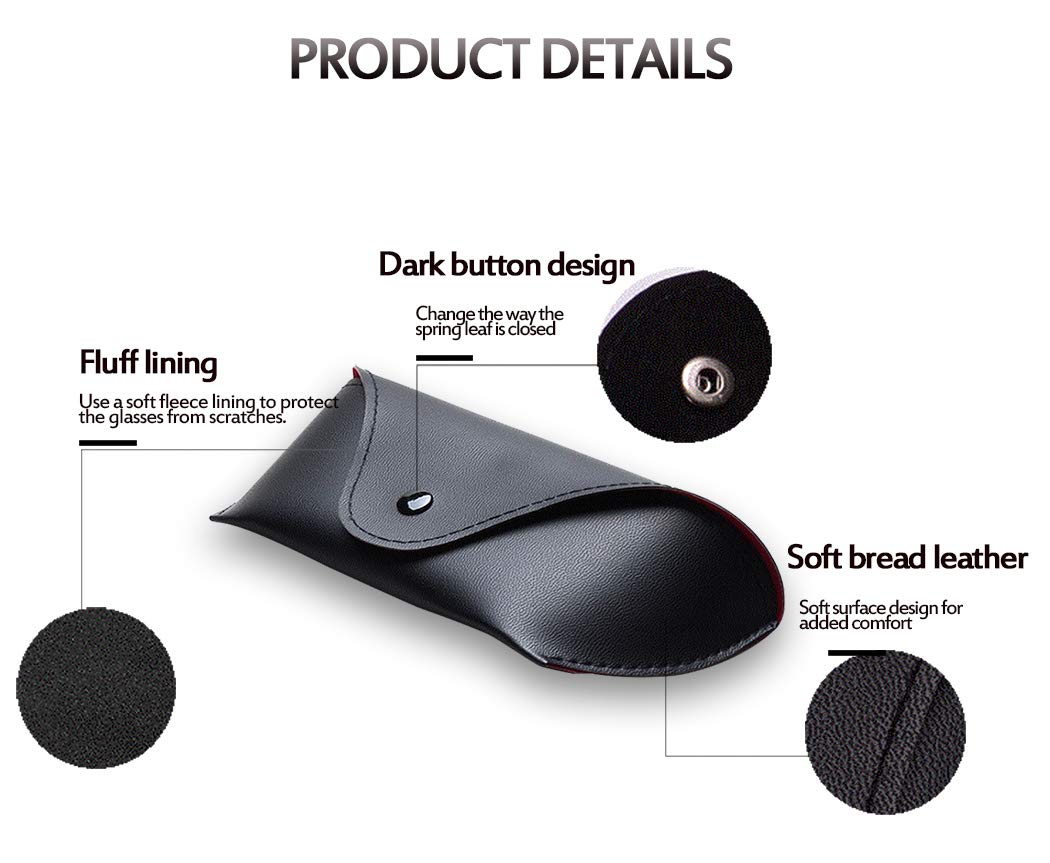 Fashion Glasses Case for Men & Women - Student Eyewear Storage