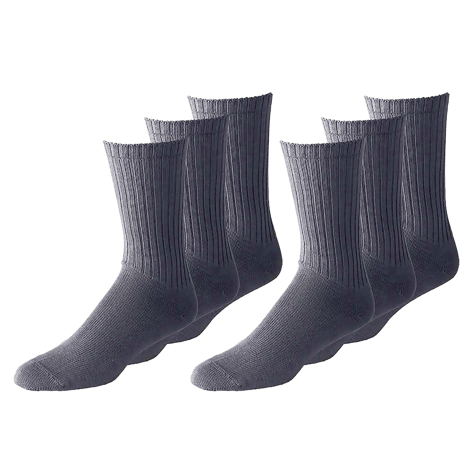 Unisex Classic Crew Athletic Sports Cotton Socks 15 Pack - Comfortable Breathable Workout Socks for Men & Women - Perfect for Running, Gym, Hiking & Everyday Wear