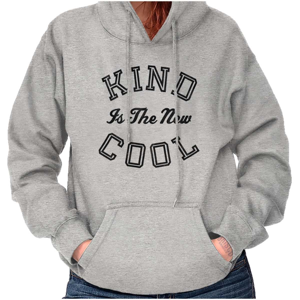 Kind Is the Nice Happy Gym Hoodie Sweatshirt for Women - Cozy Workout & Lounge Wear for Yoga, Running & Casual Outfits