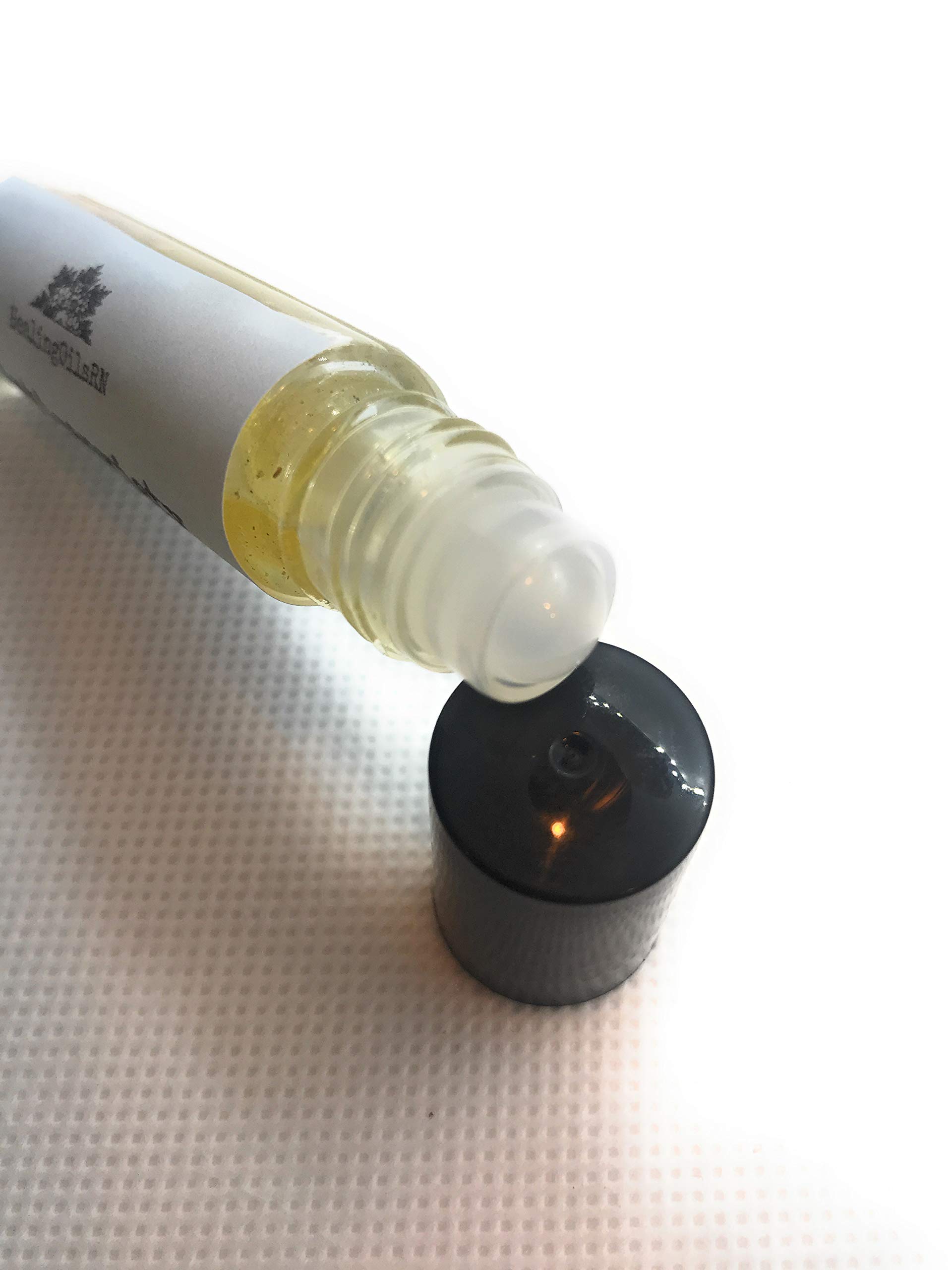 10ml Stop Smoking Essential Oil Roll-On Blend - Natural Nicotine Craving Relief for Stress & Anxiety - Perfect for Home, Office & Travel Use