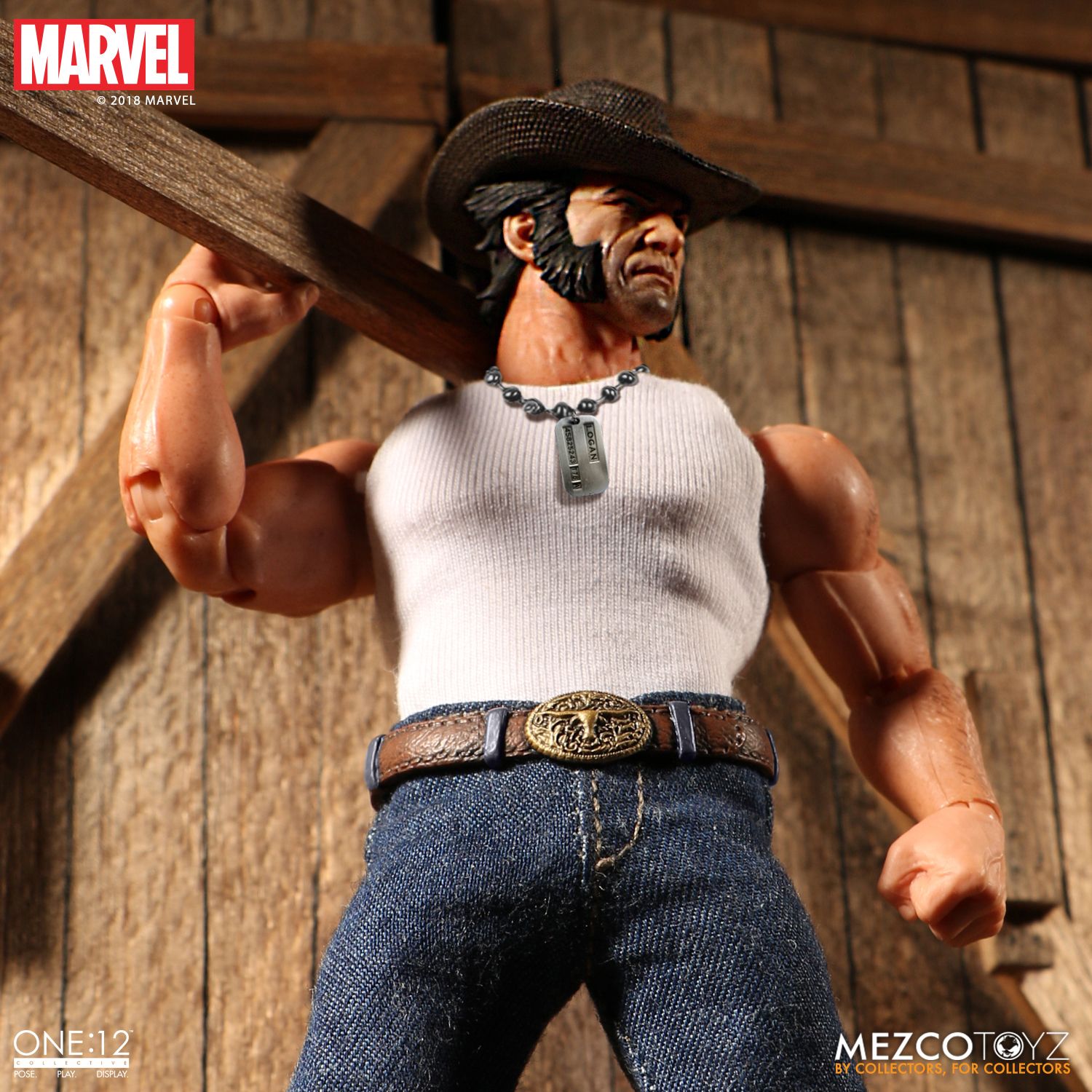 Mezco Toyz One:12 Collective Marvel Comics Logan Wolverine 1/12 Scale 6
