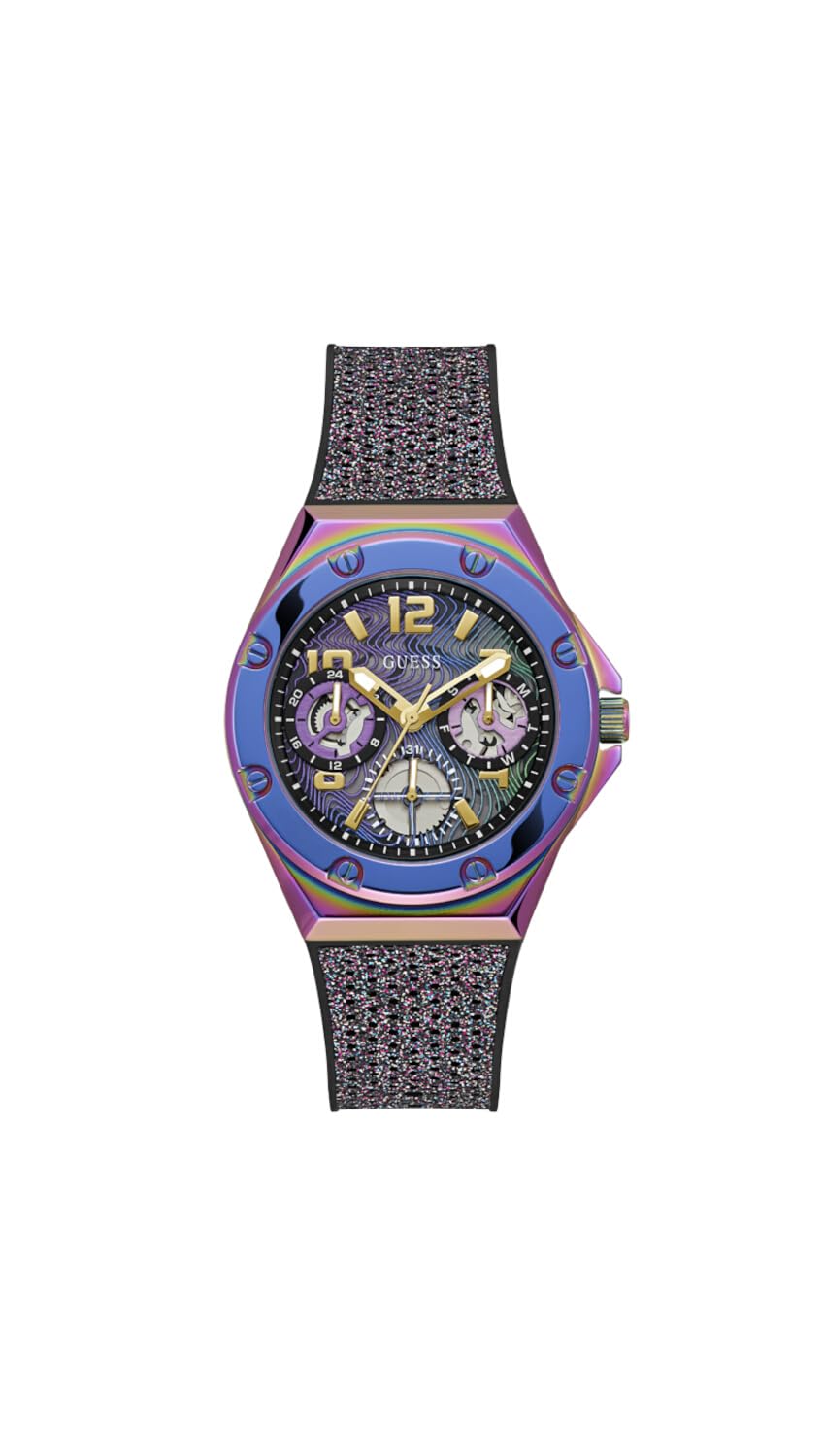 GUESS Women's 40mm Fashion Watch with Stainless Steel Band - Stylish Analog Wristwatch for Everyday Wear, Office & Casual Outfits