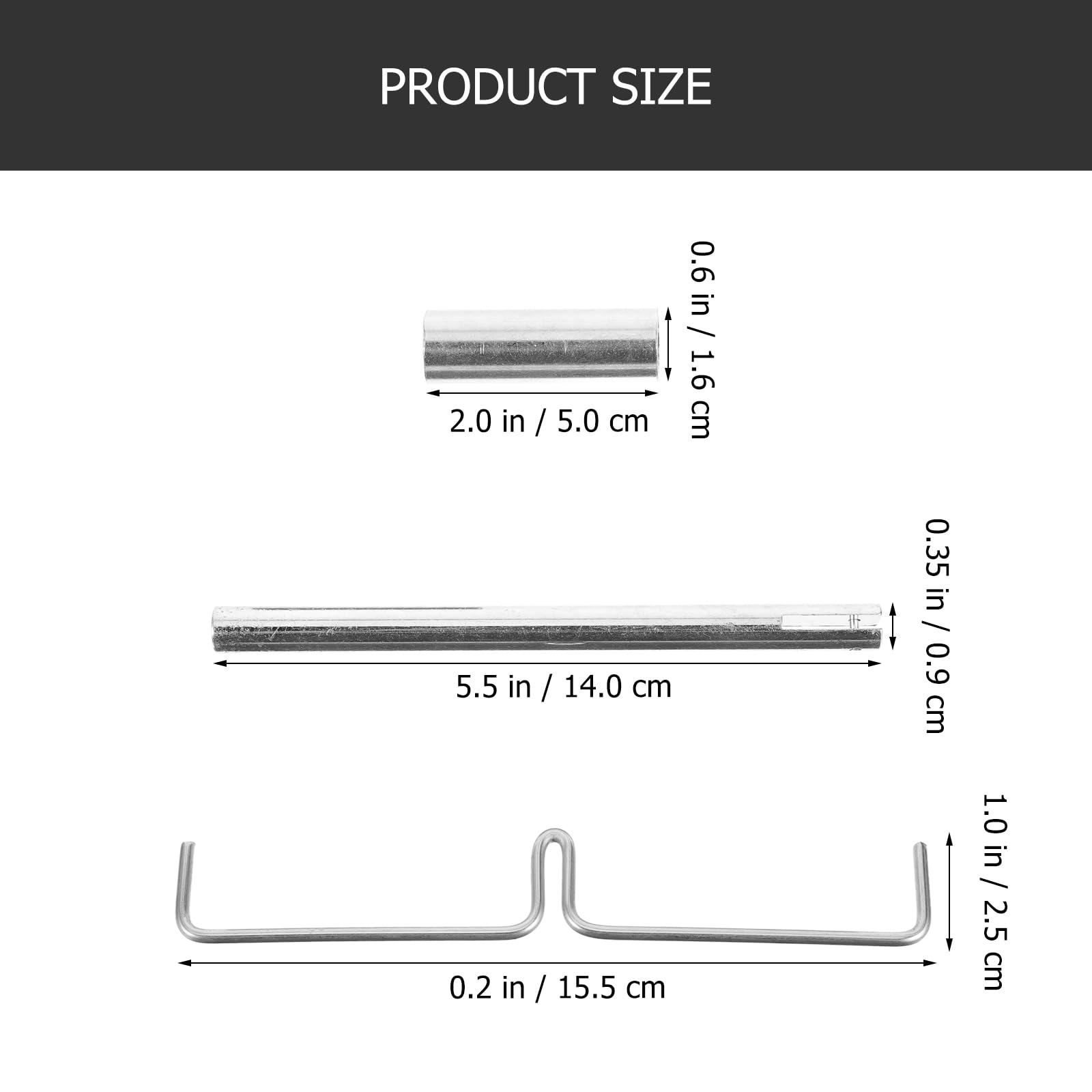 DOITOOL Commercial Popcorn Machine Replacement Parts - Popcorn Stirring Rod, Mixer Attachment & Whisk Stirring Stick for Theater, Carnival & Home Use