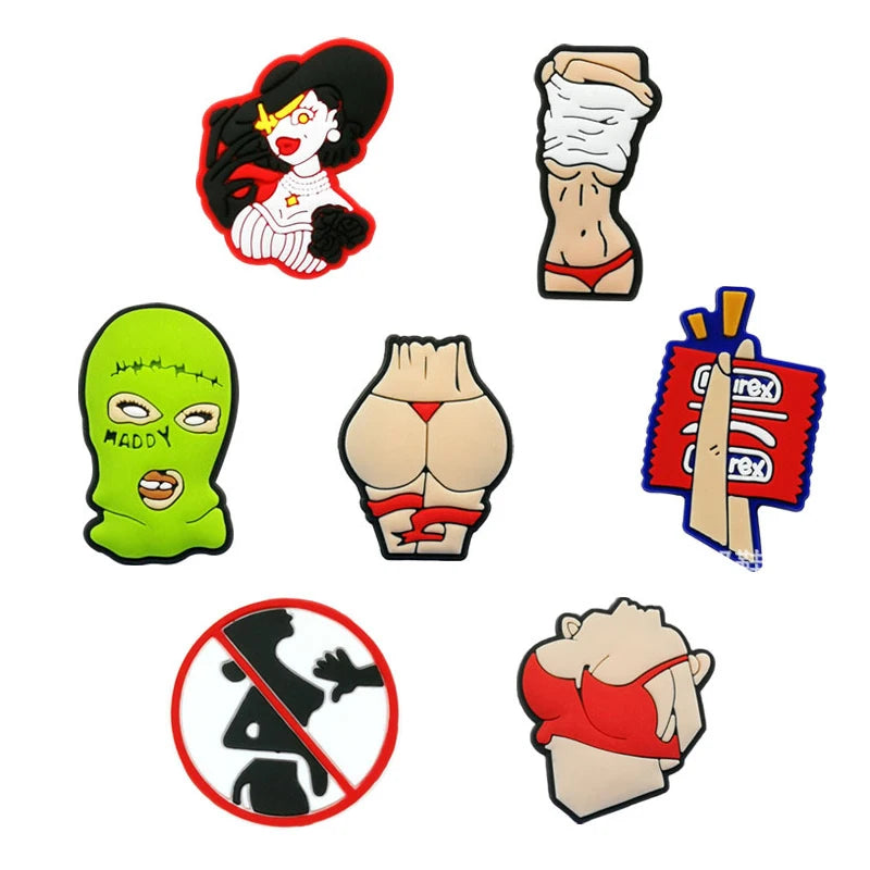 Cute PVC Shoe Charms for Crocs, Clogs & Sandals - DIY Shoe Decorations Accessories - Perfect for Parties, Gifts & Summer Fashion
