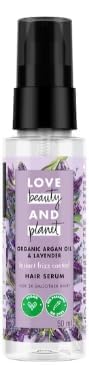 Lo.ve Bea.uty And Pla.net Argan Oil & Lavender Anti-Frizz Smoothing Hair Care Set - Shampoo, Conditioner, Hair Mask & Serum Combo (200ml+200ml+200ml+50ml) for Frizzy, Dry & Damaged Hair - Perfect for Daily Hair Care & Salon-Style Smoothing at Home