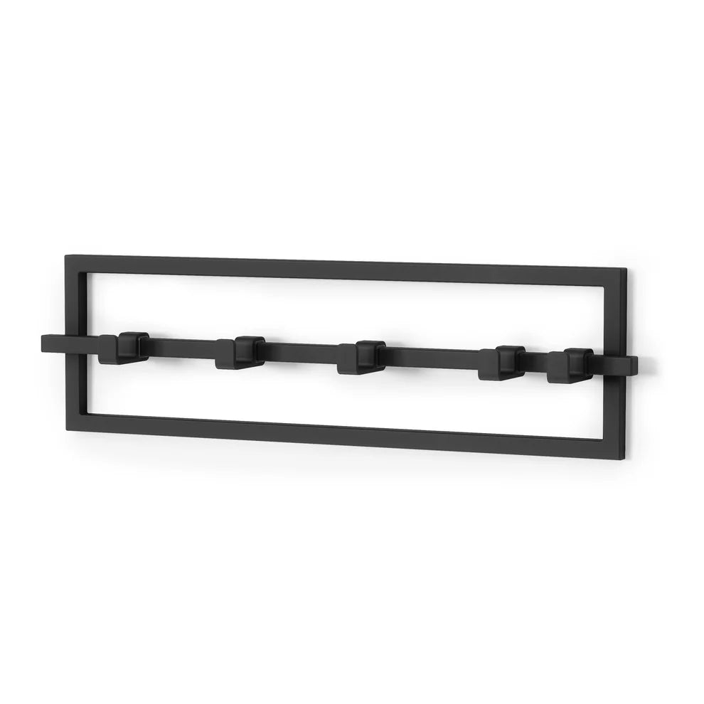 5 Pack Heavy Duty Wall Hooks for Hanging Coats, Hats & Keys - Rustproof Metal Hooks for Home, Office & Garage Organization