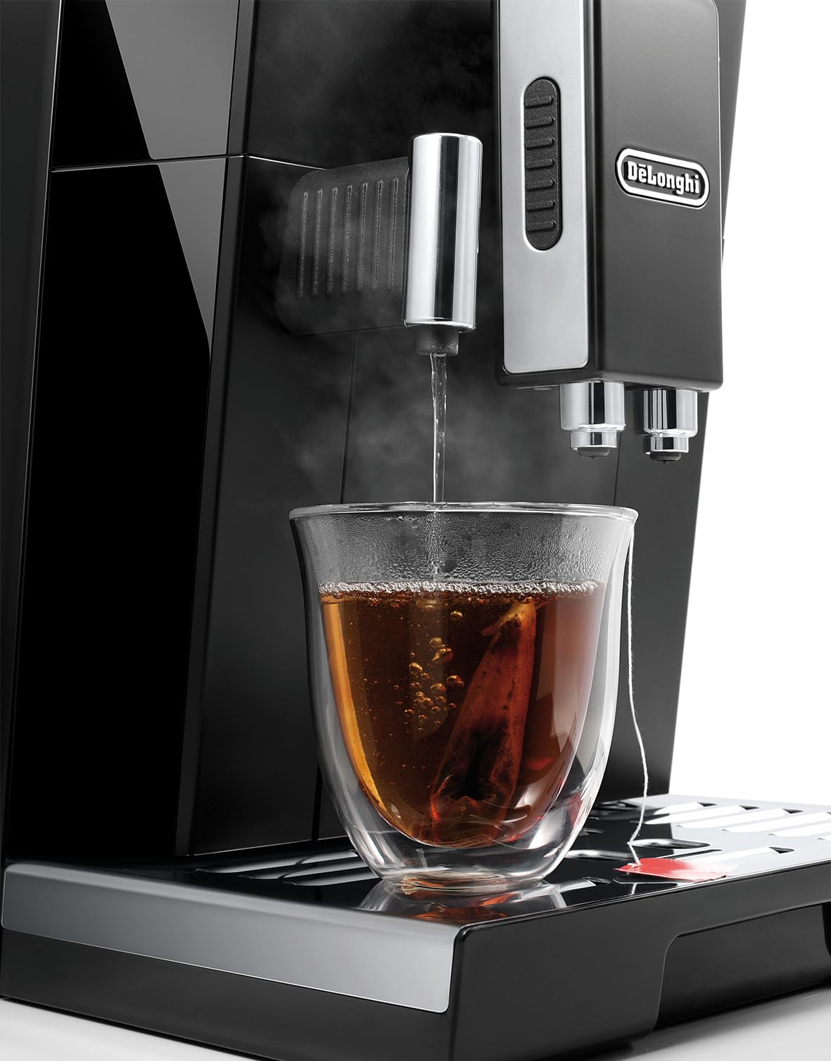 De'Longhi ECAM 44.660.B Super Automatic Espresso Machine - 15 Bar Pressure, LED Panel, Automatic LatteCrema Cappuccino, Self-Cleaning - Black - Perfect for Home & Office Coffee Lovers
