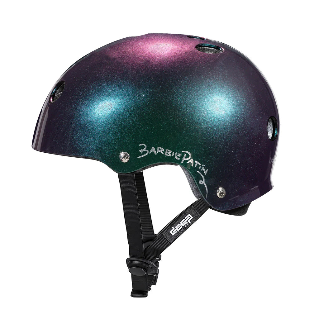 Triple 8 Deep Cover Helmet for Skateboarding, Roller Skating & Scooters - Pink Barbie Style Protective Gear for Kids & Adults - Perfect for Outdoor Sports & Casual Riding