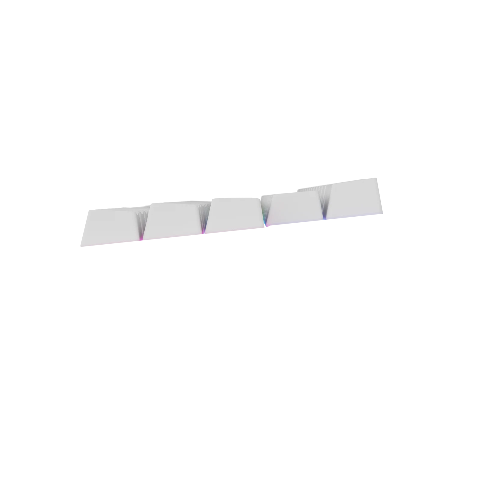 Premium White Keycaps for Mechanical Keyboards - ANSI Layout, Durable PBT Material, Cherry MX Compatible - Perfect for Gaming, Typing & Office Work