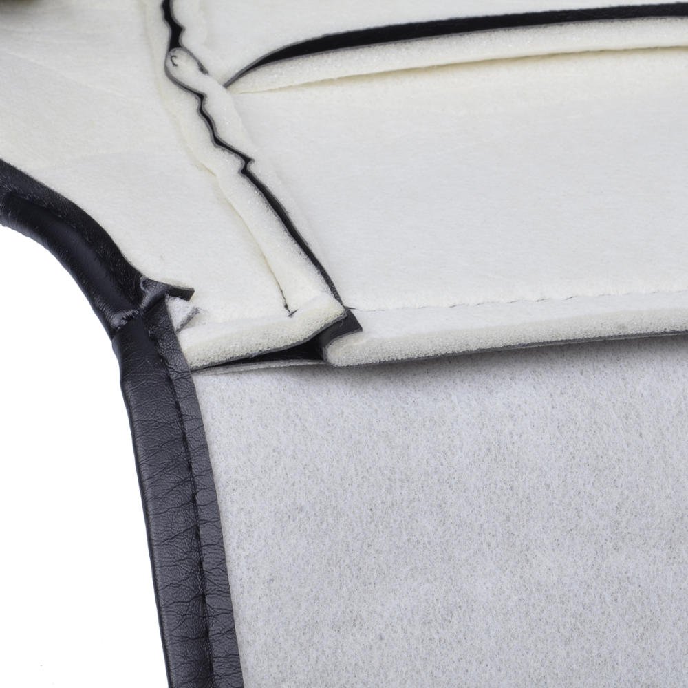 Premium BDK Black Leather Seat Covers for Trucks & SUVs - Side Armrest & Integrated Seatbelt Design, Luxury Leatherette, Semi-Custom Fit - Perfect for Off-Roading, Daily Commute & Interior Protection