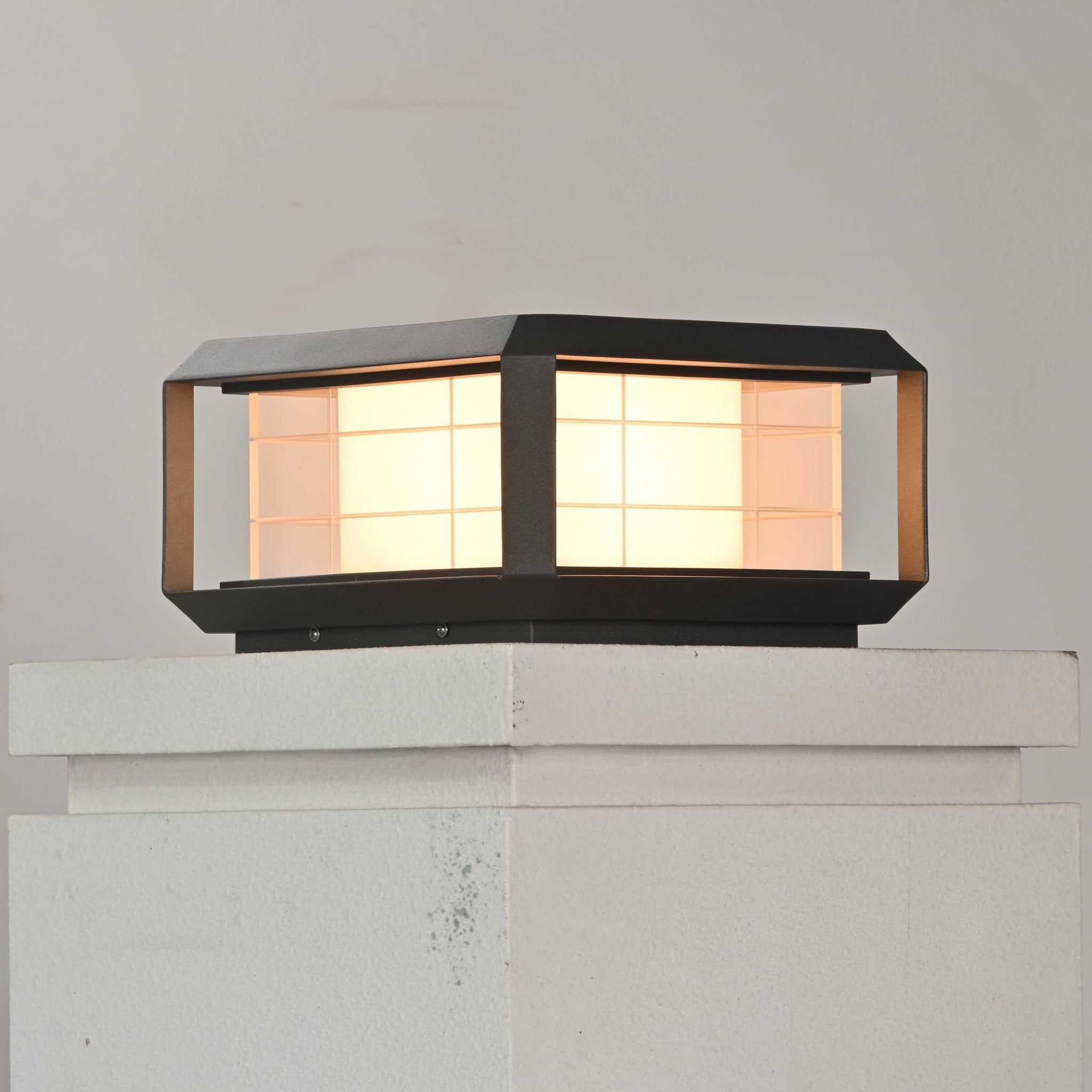 Grid Guard Solar Lantern - Waterproof Outdoor Solar Light with 3 Lighting Modes for Garden, Patio, Camping & Emergency Use