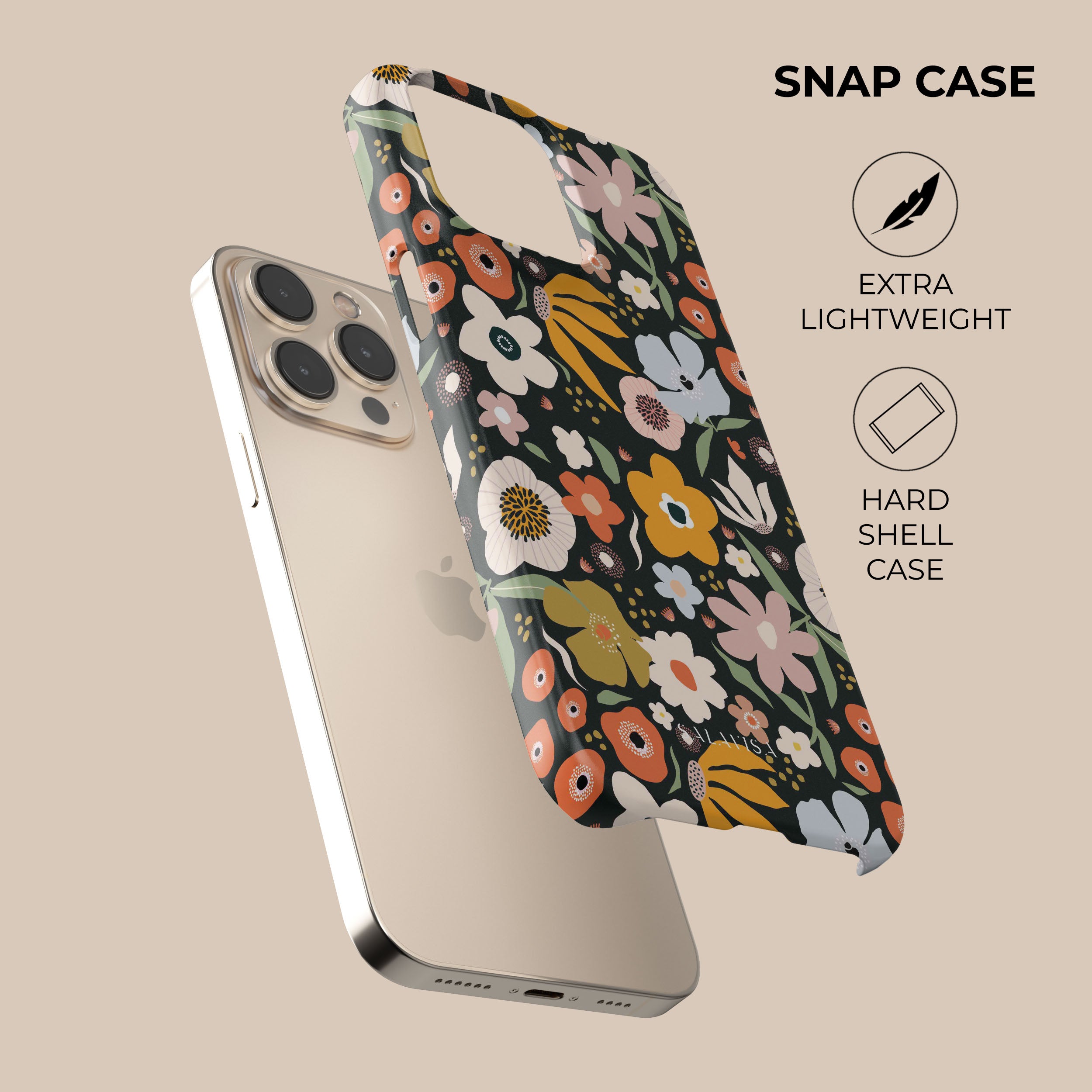 Vibrant Multi-Color Floral Bouquet Phone Case - Trendy Protective Cover for iPhone & Samsung Galaxy (Perfect Gift for Women, Birthday, Valentine's Day)