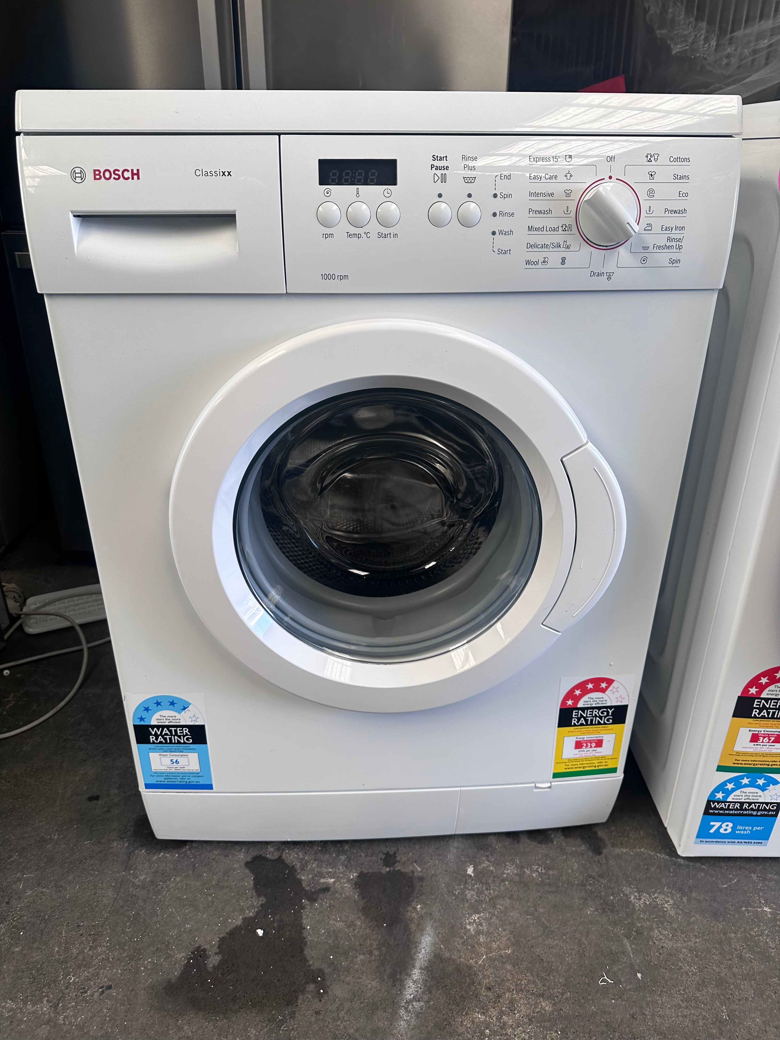 Refurbished Bosch Classixx 6.5kg Front Load Washing Machine - Energy Efficient, Quiet Operation for Apartments & Small Homes