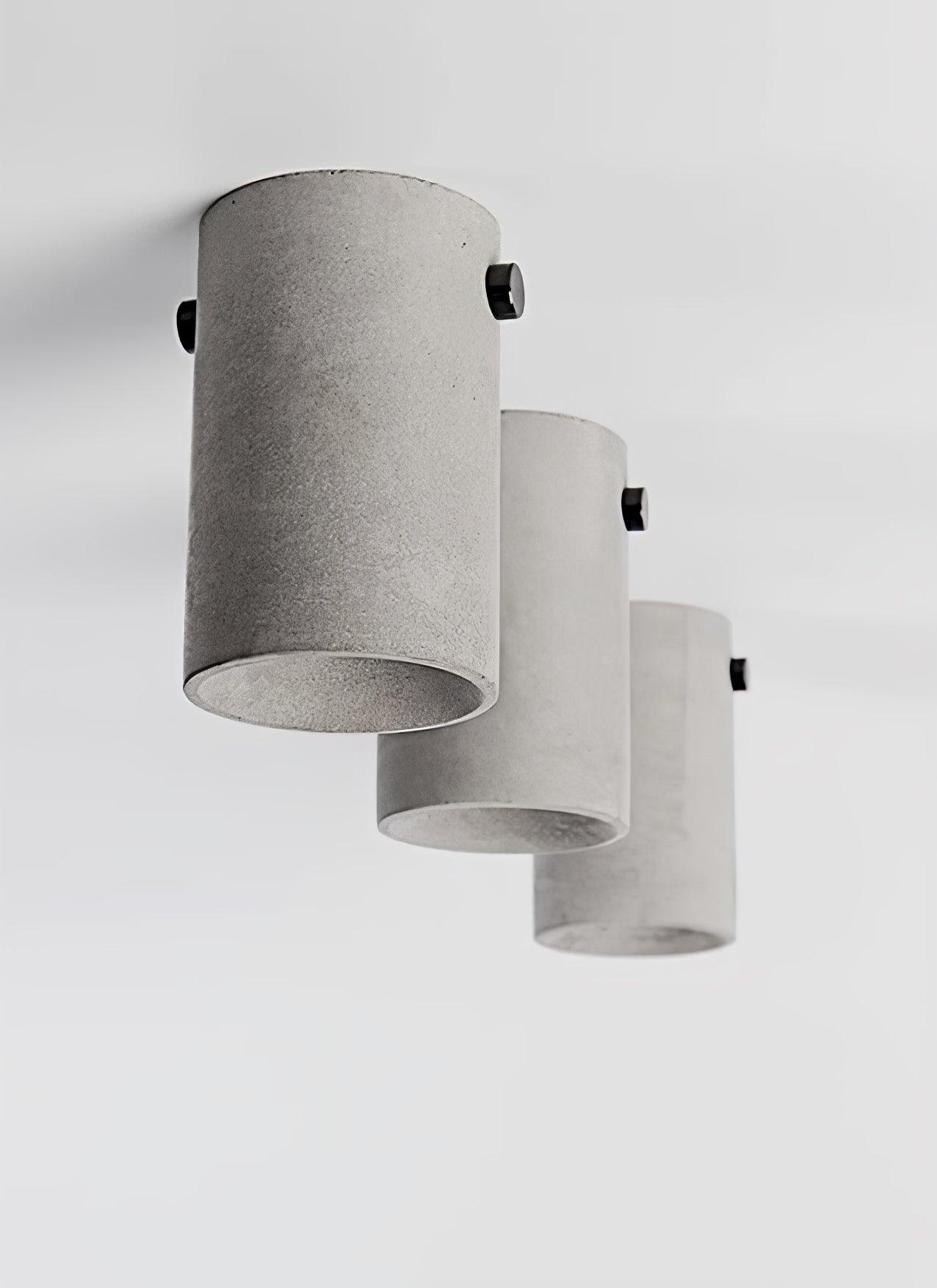 Modern Concrete Ceiling Light Fixture - Industrial Style Pendant Lamp for Kitchen, Dining Room & Living Room | Dimmable LED Lighting for Home & Office Decor