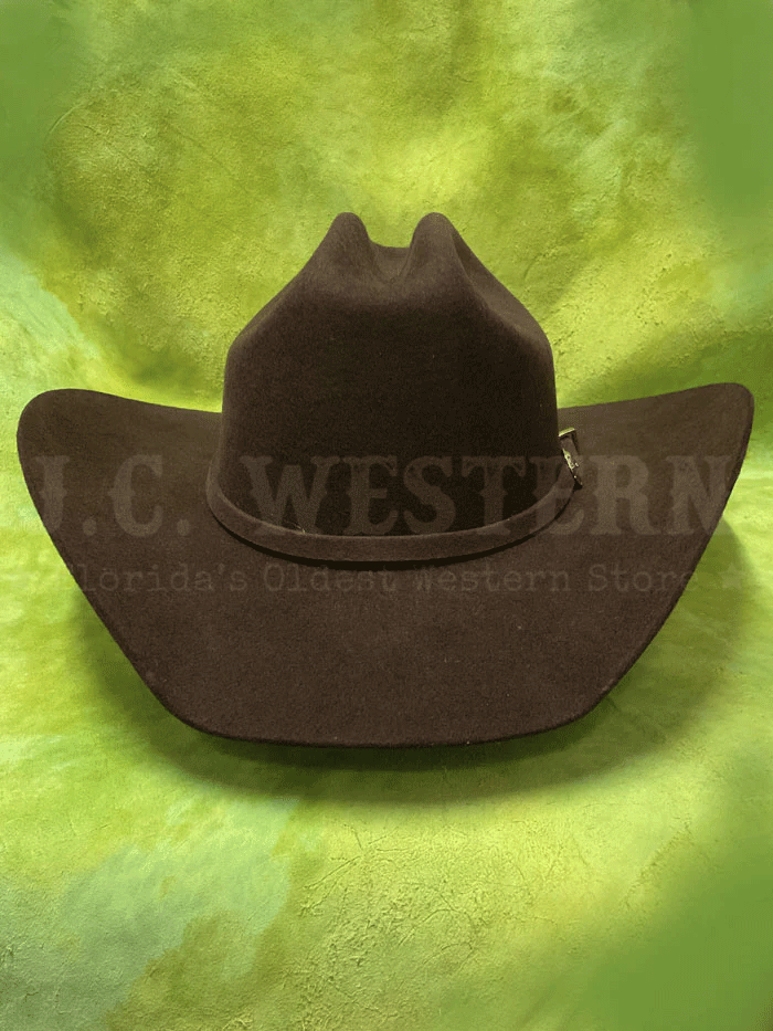 Justin JF0342RDEO4008 3X Brown Wool Western Rodeo Hat for Men - Perfect for Cowboy Rides, Country Music Festivals & Western Style Outfits