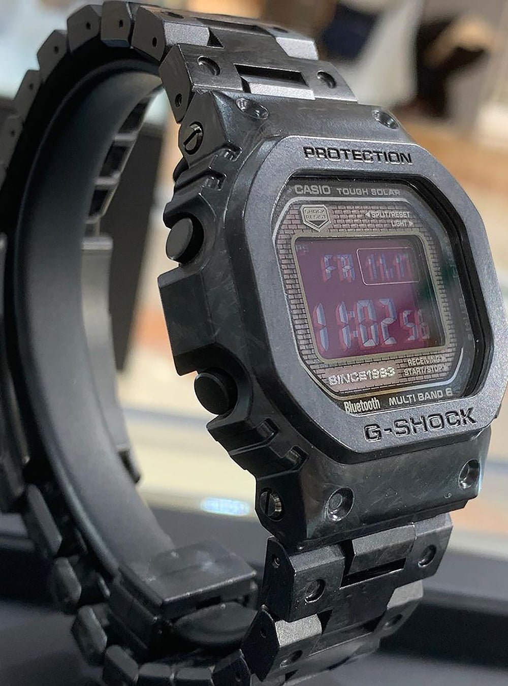CASIO G-Shock 40th Anniversary GCW-B5000UN Carbon Fiber Digital Watch - Japan Made JDM Limited Edition | Durable for Outdoor, Sports & Everyday Wear
