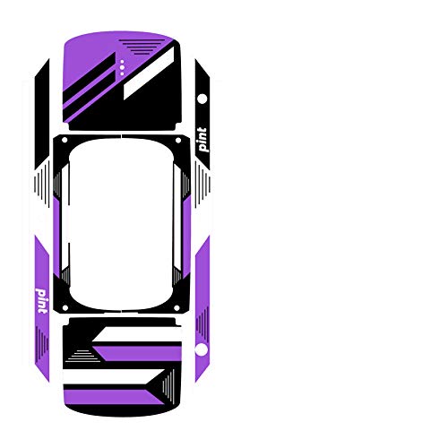 OneWheel Pint Graphics Kit - Blitz Purple Rail Decals & Grip Tape by Earth Surf Designs | Custom Stickers for Electric Skateboard Accessories | Perfect for Street Riding & Board Personalization