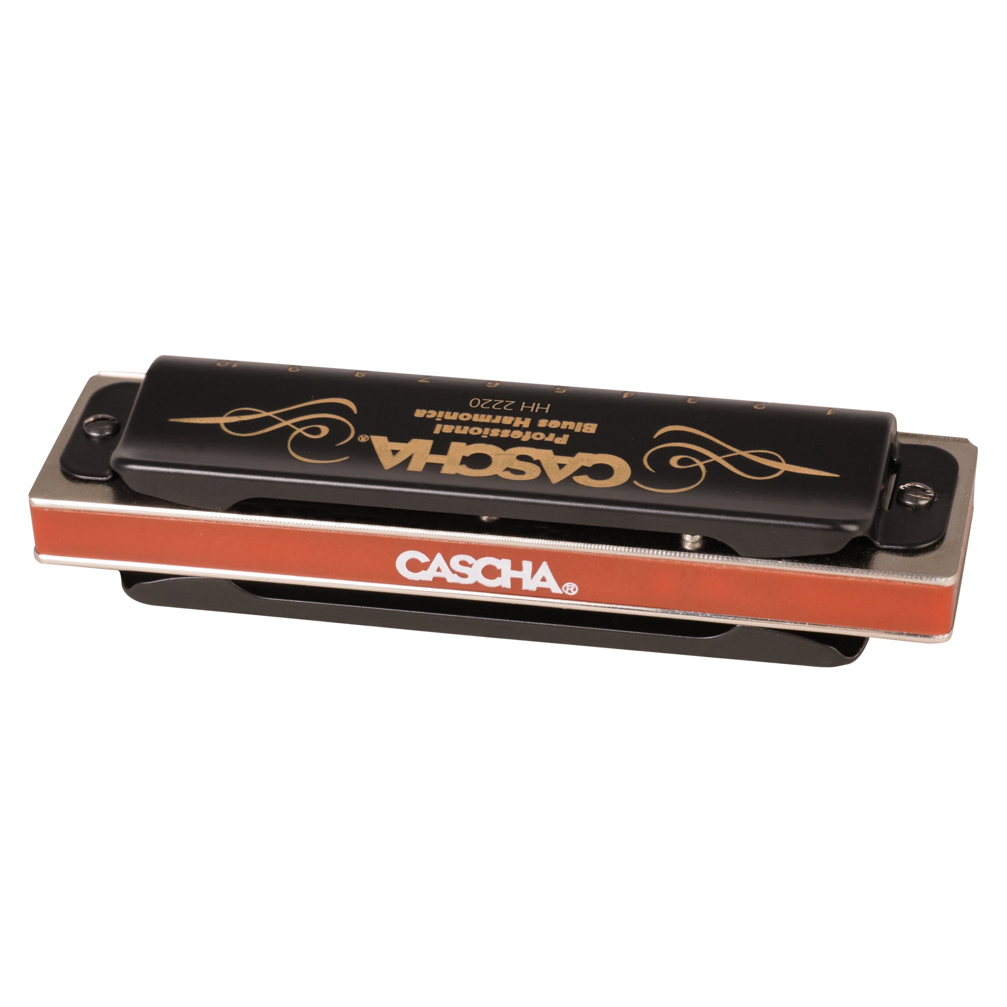 Cascha Professional Blues Harmonica in E Diatonic Key - 10 Hole Mouth Organ for Beginners & Professionals - Perfect for Blues, Folk & Rock Music Performances