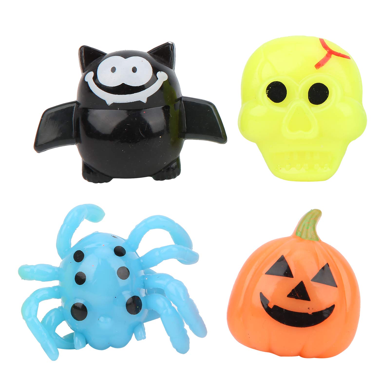 FTVOGUE 4 Pack LED Finger Lights - Glow Party Rings for Kids, Halloween Costume Accessories, Dance Party & Rave Supplies - Perfect for Birthday Celebrations, Night Events & Costume Parties