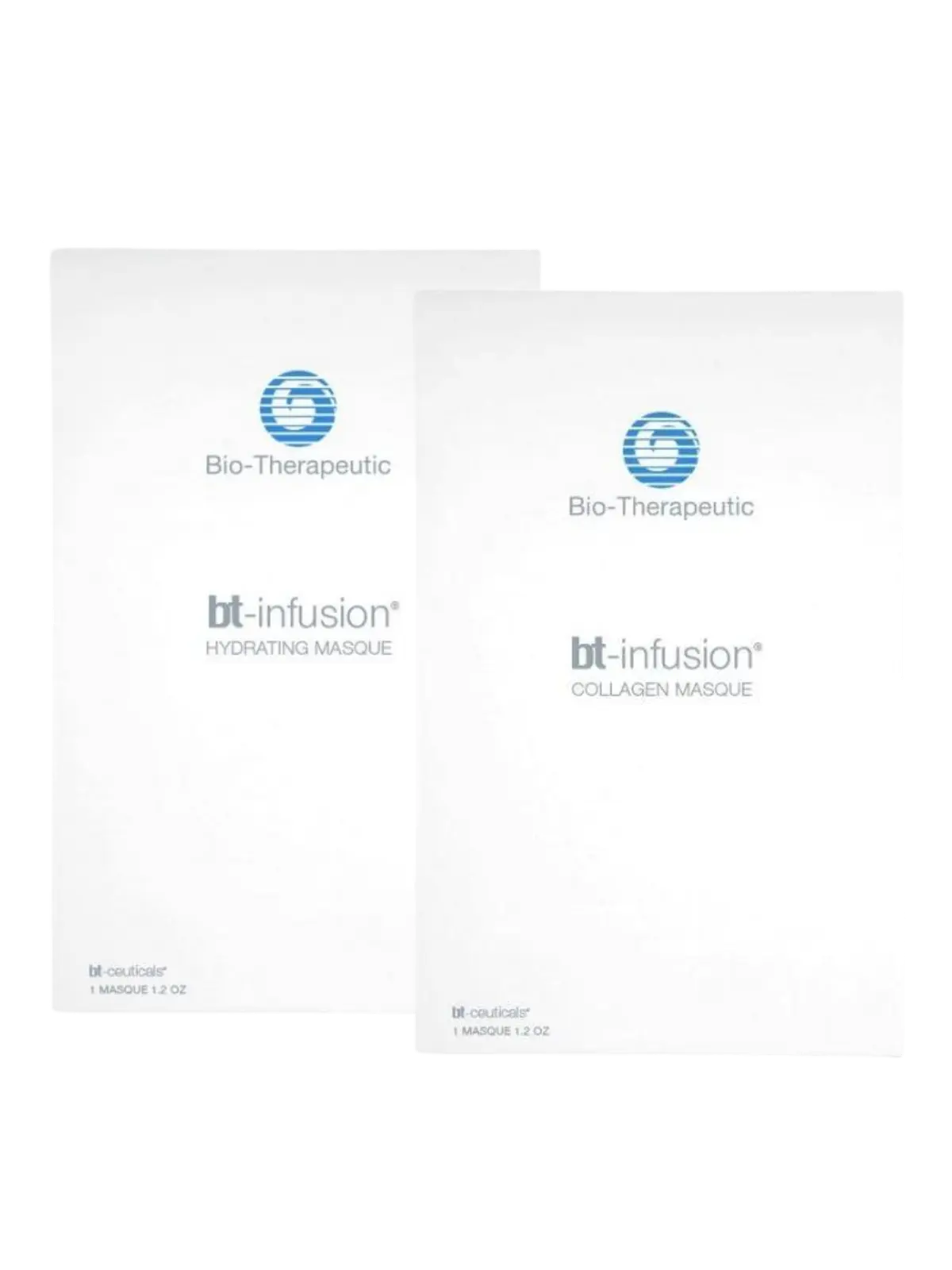 Bio Therapeutic Bt Infusion Mask Duo - Hydrating & Brightening Face Mask Set for Glowing Skin | Perfect for Spa Night & Self-Care Routine