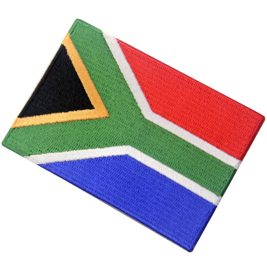 South Africa Flag Embroidered Patch - Iron On & Sew On National Emblem for Clothing, Bags & Hats | Patriotic DIY Craft & Costume Accessory