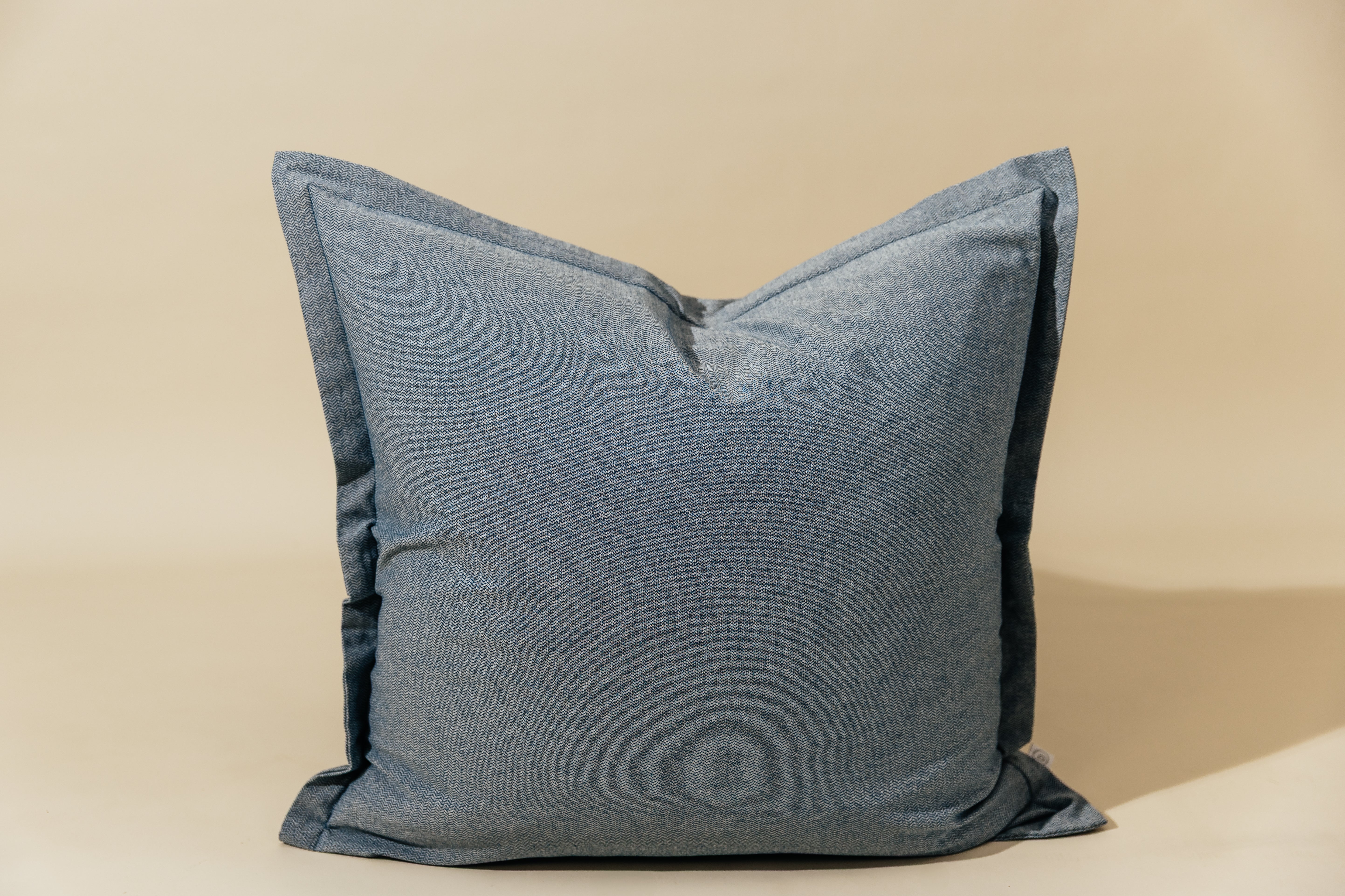 Premium Euro Pillow Cover Set - Soft & Breathable Cotton Linen Blend - 26x26 Inches - Modern Home Decor for Bedroom, Living Room & Sofa