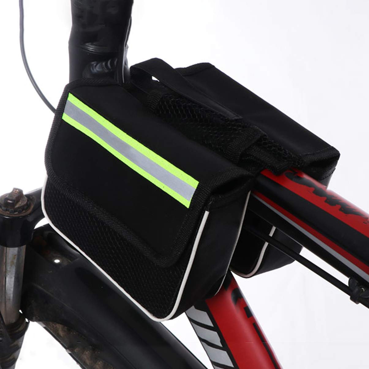 BESPORTBLE 2-Pack Bike Frame Bag - Waterproof Cycling Storage Pouch for Phone, Tools & Accessories - Perfect for Mountain, Road & Commuter Bikes - Ideal for Outdoor Adventures & Daily Rides