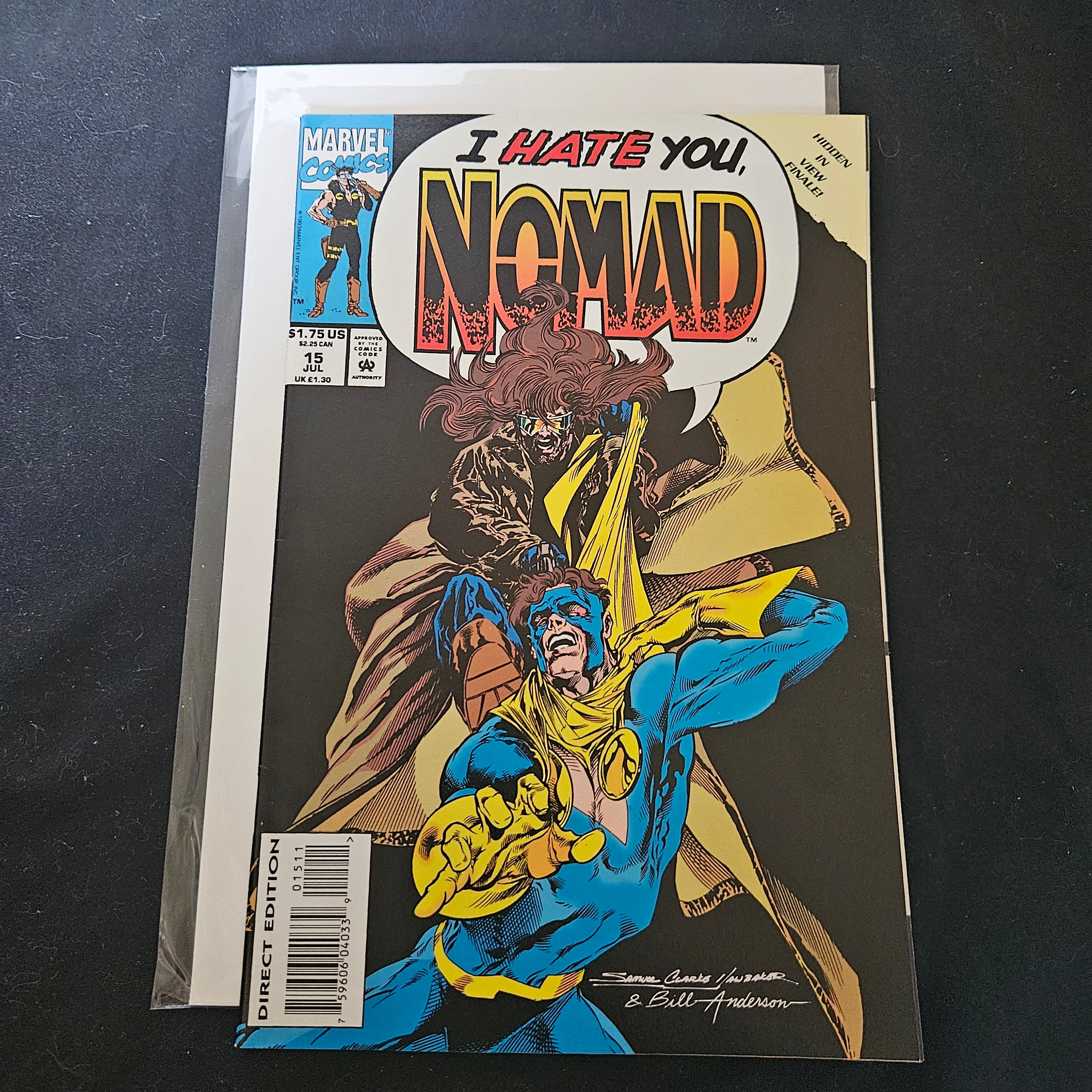 Nomad (Volume II) #15: The Last Stand! Marvel Comic Book 1992 - Collectible Superhero Action for Marvel Fans & Comic Collectors