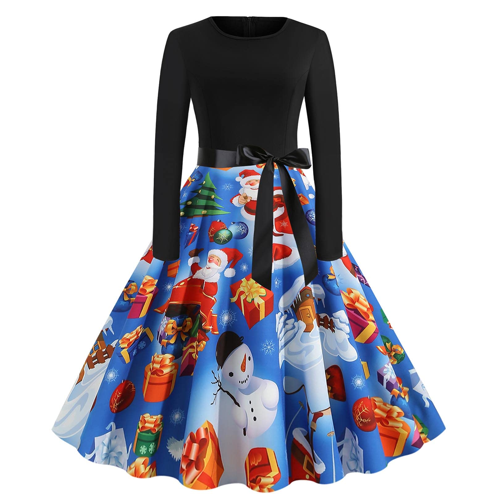 WINGLOS Women's Floral Print Wrap Dress - Short Sleeve & Sleeveless Options with Pockets, Elegant Formal Long Dress for Office, Wedding & Special Occasions