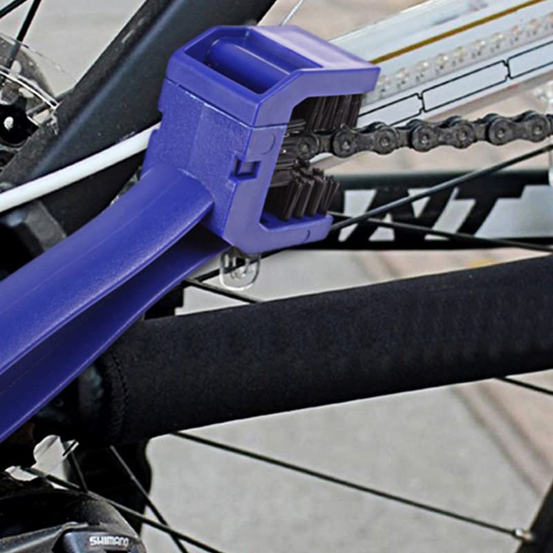 Bicycle Chain Cleaner Tool - Plastic Bike Chain Brush for Cycling Gear & Brake Dirt Removal | Perfect for Mountain Bikes, Road Bikes & DIY Maintenance