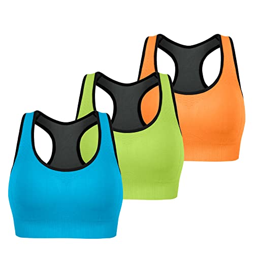 Aqua/Light Green/Orange